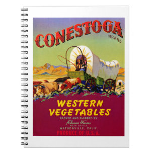 Conestoga Western Gemüse Notizblock