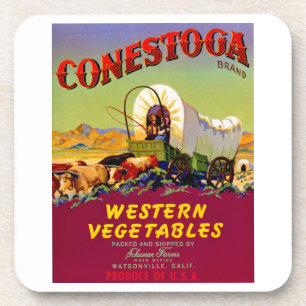 Conestoga Western Gemüse Untersetzer