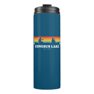 Conesus Lake New York Canoe Thermosbecher