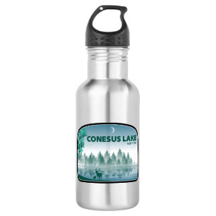 Conesus Lake New York Hirsche Edelstahlflasche