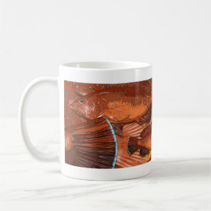 Coney Grouper Red Phase Grafik Kaffeetasse
