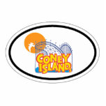 Coney-Insel Freistehende Fotoskulptur<br><div class="desc">Coney Island New York.</div>