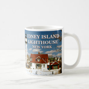 Coney-Insel-Leuchtturm, New- YorkTasse Tasse