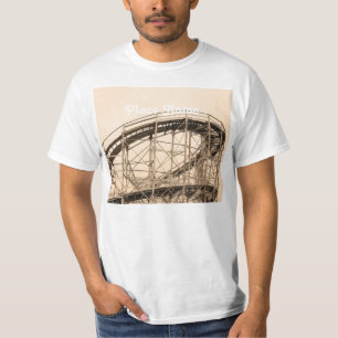 Coney-Insel-Rollen-Untersetzer T-Shirt