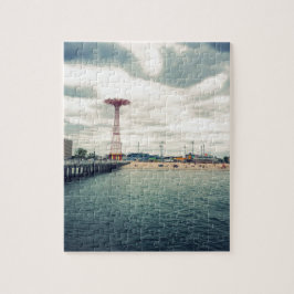 Coney Island Beach Panorama Puzzle