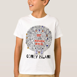 Coney Island Brooklyn New York City Ferris Wheel T-Shirt