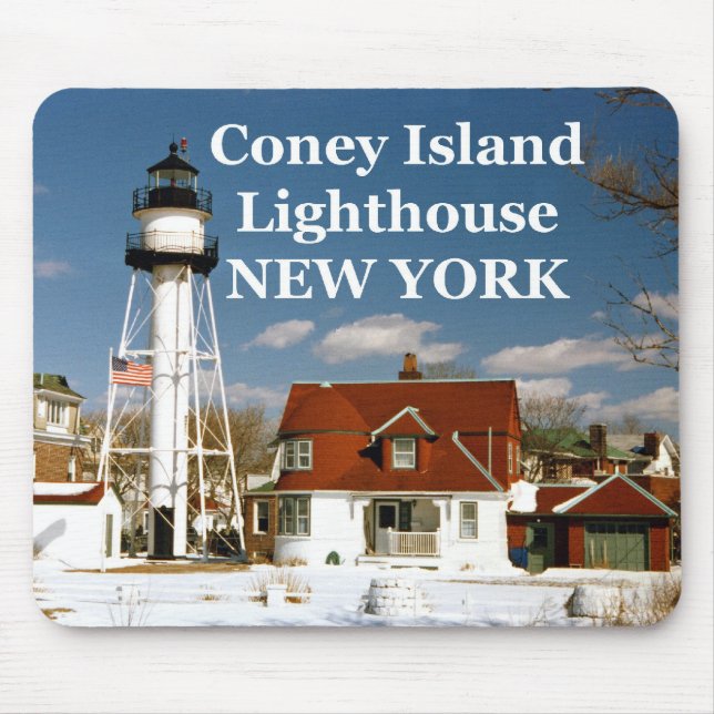 Coney Island Lighthouse, New York Mousepad (Vorne)