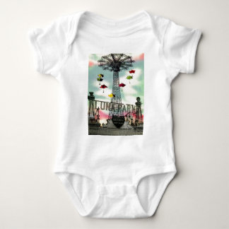 Coney Island Luna Park Vergnügungspark Brooklyn ny Baby Strampler