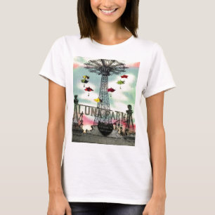 Coney Island Luna Park Vergnügungspark Brooklyn ny T-Shirt