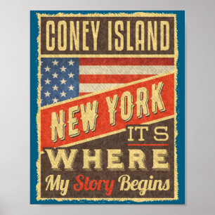 Coney Island New York _1 Poster