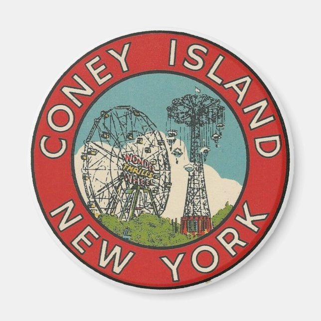 Coney Island, New York Magnet (Vorne)