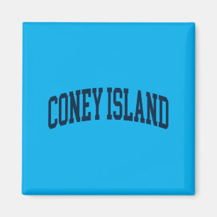 Coney Island New York Souvenir Retro Preppy Magnet