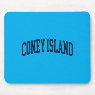 Coney Island New York Souvenir Retro Preppy Mousepad