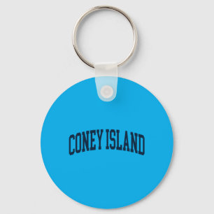 Coney Island New York Souvenir Retro Preppy Schlüsselanhänger
