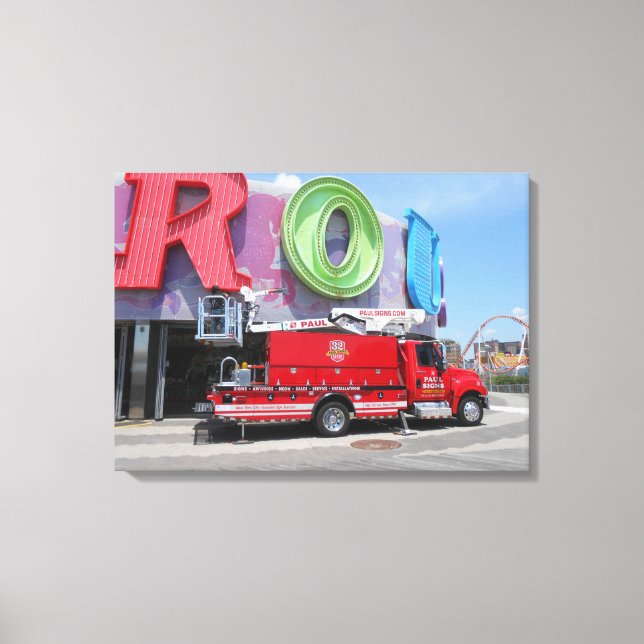 Coney Island, New York, USA Leinwanddruck (Vorderseite)