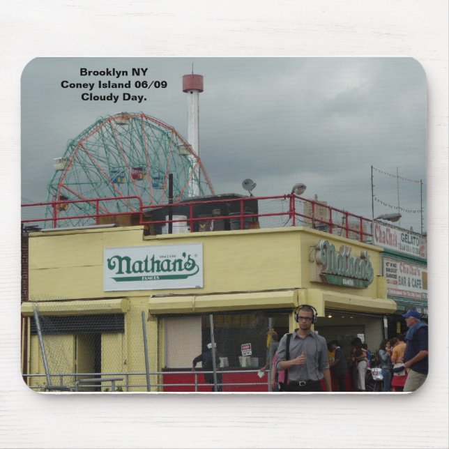 Coney Island NY durch Nathans Mousepad (Vorne)