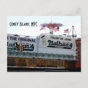 Coney Island, NYC Postkarte