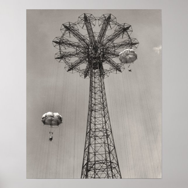 Coney Island Parachute Jump Poster (Vorne)