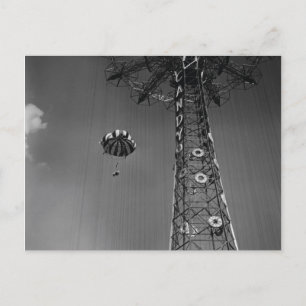 Coney Island Parachute Jump Postkarte