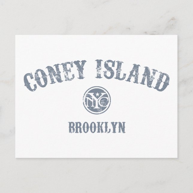 Coney Island Postkarte (Vorderseite)