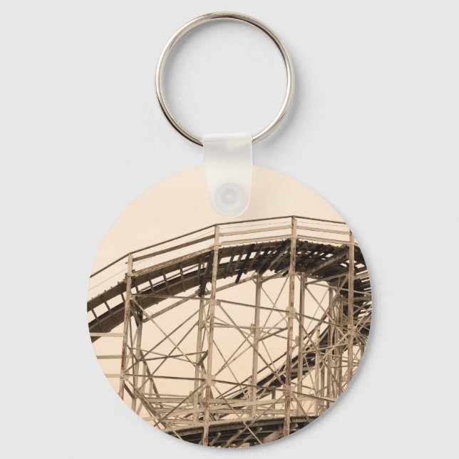 Coney Island Roller Untersetzer Schlüsselanhänger (Vorderseite)