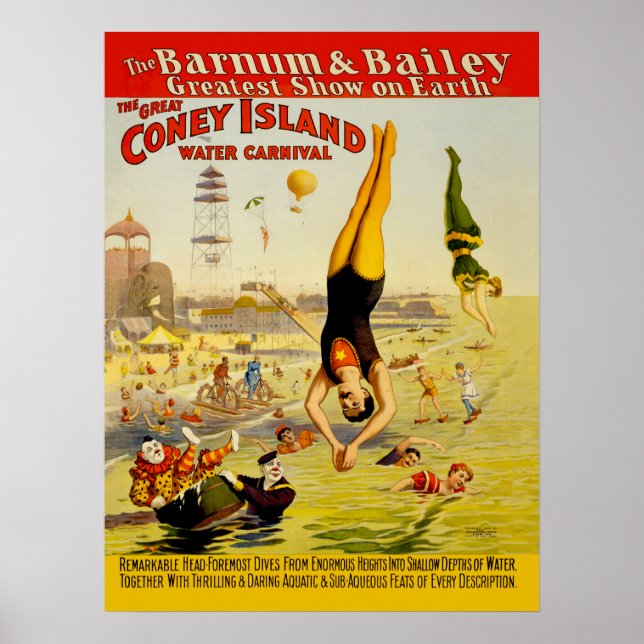 Coney Island Sideshow Poster (Vorne)