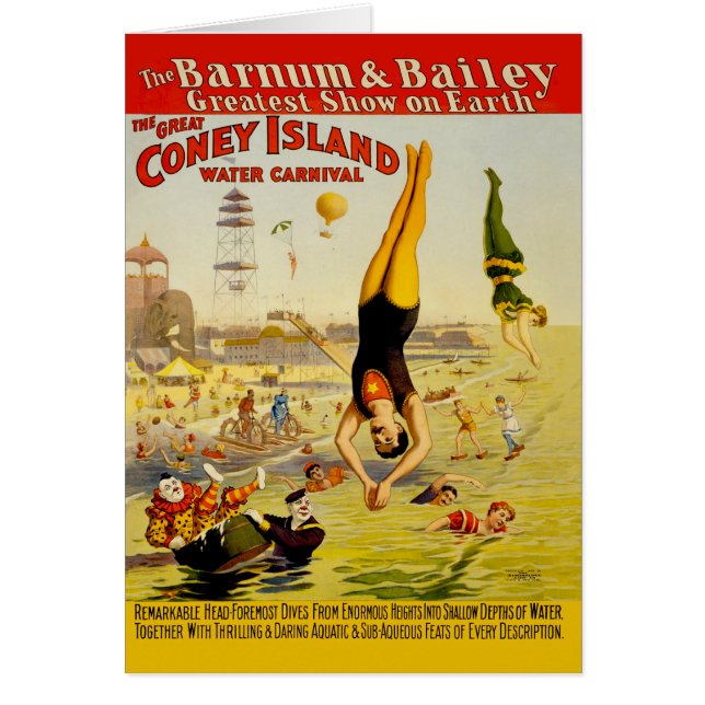 Coney Island Sideshow Poster (Vorne)