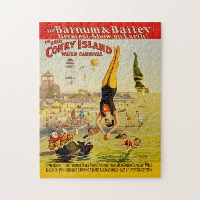 Coney Island Sideshow Poster Puzzle (Vertikal)