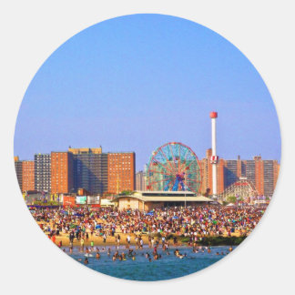 Coney Island Strand - NYC Aufkleber