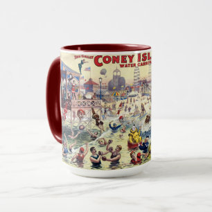 Coney Island Water Carnival, 1898 Tasse