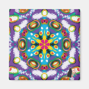 Confection Kaleidoscope Magnet