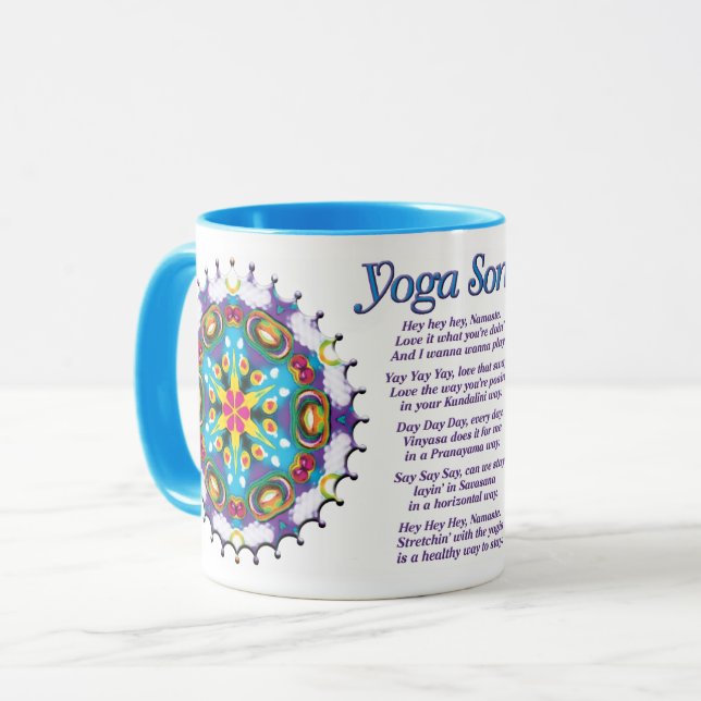 Confection Yoga Song Tasse (Vorderseite Links)