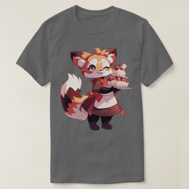 Confectioner Red Panda 3 T-Shirt (Design vorne)
