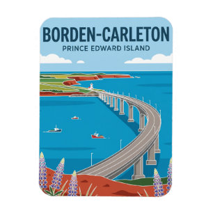 Confederation Bridge Kanada Magnet