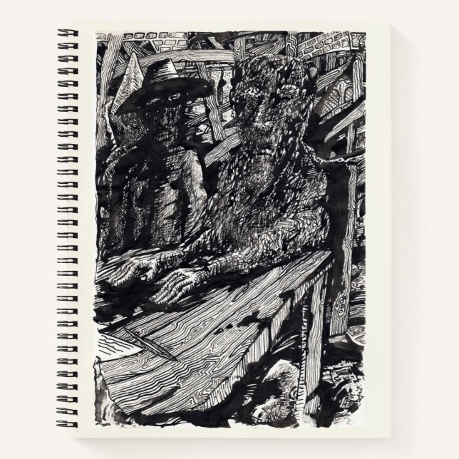 "Confess", Indianerfarbe zeichnend! Notizbuch (Vorderseite)