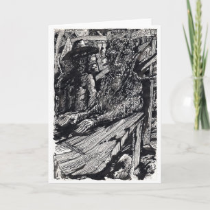 "Confess!" Indische Tinte zeichnend Karte