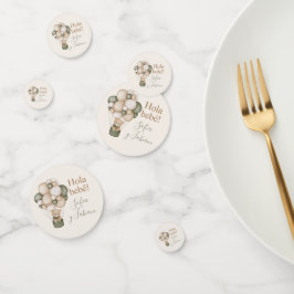 Confeti Teddy lleva un niño de Baby Shower en es Konfetti