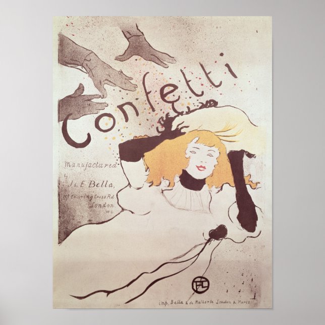 Confetti, 1893 poster (Vorne)