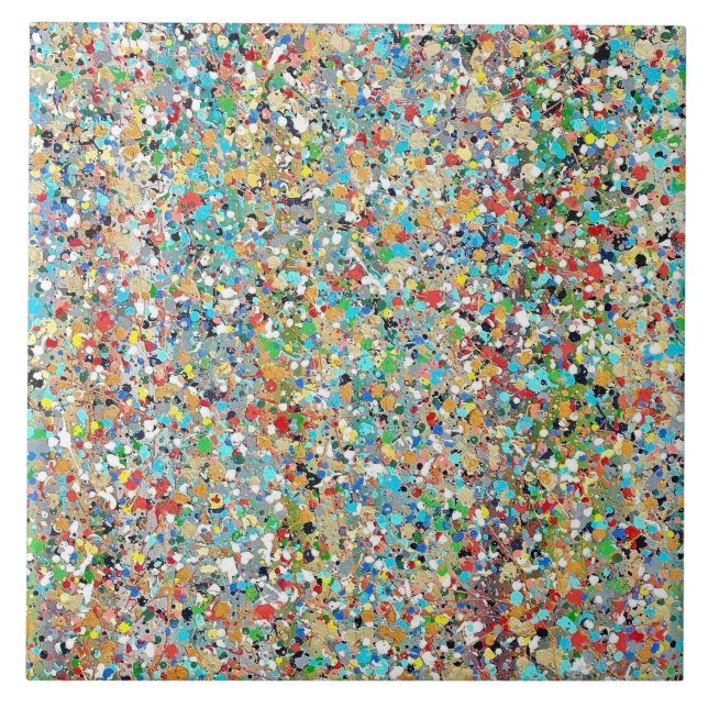 Confetti 6 x 6 Keramiken Tile Fliese (Vorderseite)