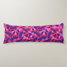 Confetti auf Himbeere Seitenschläferkissen