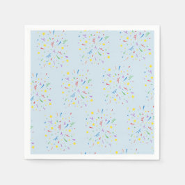 Confetti Blue 1. Geburtstag Serviette