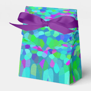 Confetti Blues Fringe Geschenkschachtel