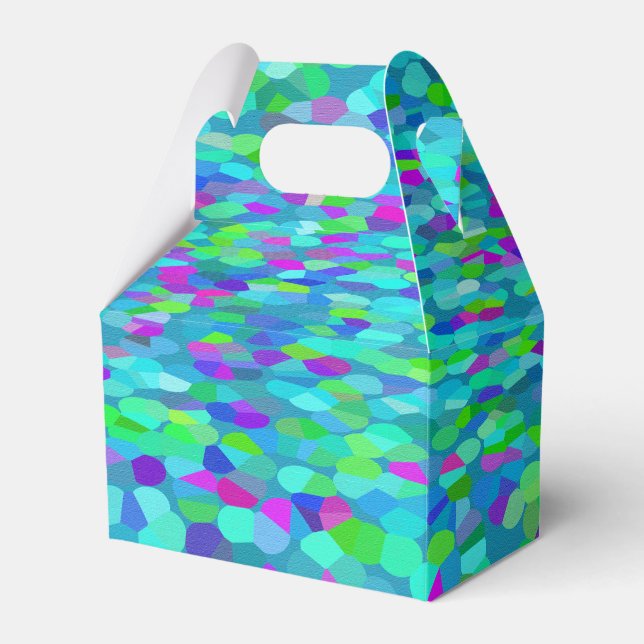 Confetti Blues Fringe Geschenkschachtel (Vorderseite)
