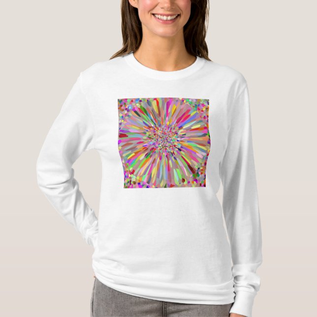 Confetti Blume Summer T-Shirt (Vorderseite)