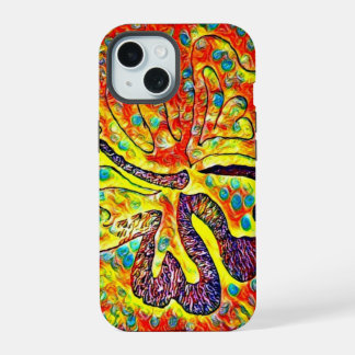 Confetti-Blume TelefonCase iPhone 15 Hülle