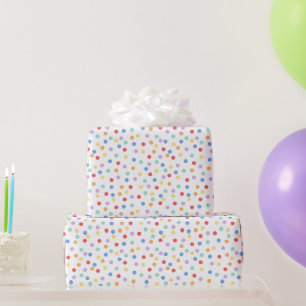 Confetti Brights (Punkte) Geschenkpapier