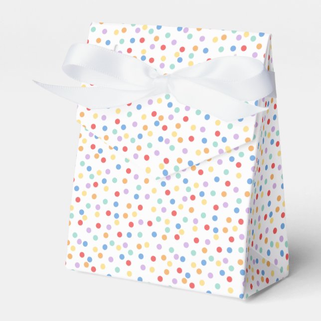 Confetti Brights (Punkte) Geschenkschachtel (Vorderseite)