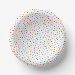 Confetti Brights (Punkte) Pappteller
