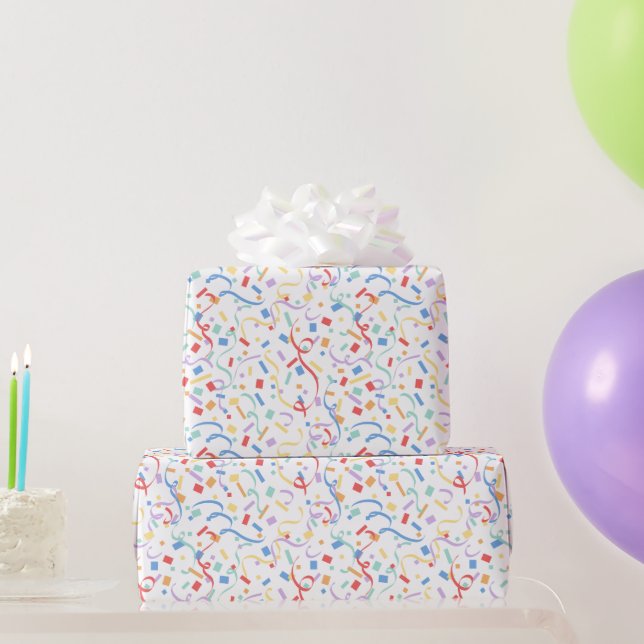 Confetti Brights (Überraschung) Geschenkpapier (Partygeschenke)