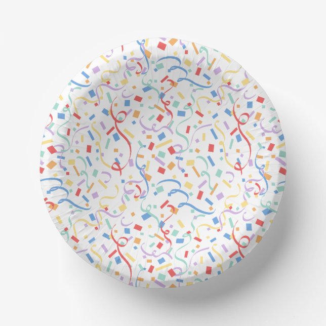 Confetti Brights (Überraschung) Pappteller (Vorderseite)